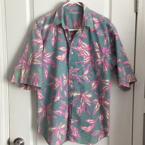 Vintage 90s Bugle Boy Short Sleeve Button Down